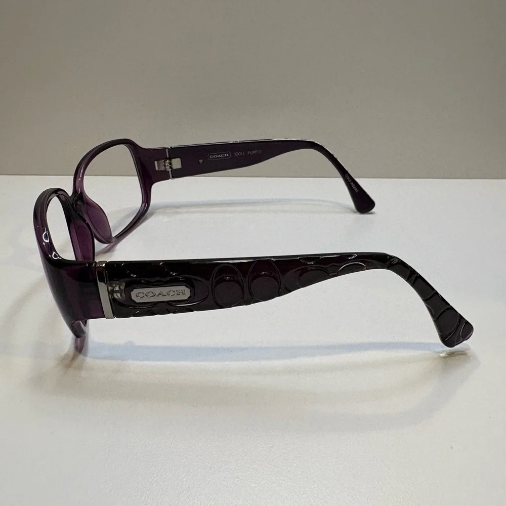 COACH S3011 PURPLE COACH SUNGLASSES FRAMES ONLY 55•15•120 COACH SUNGLASSES FRAME